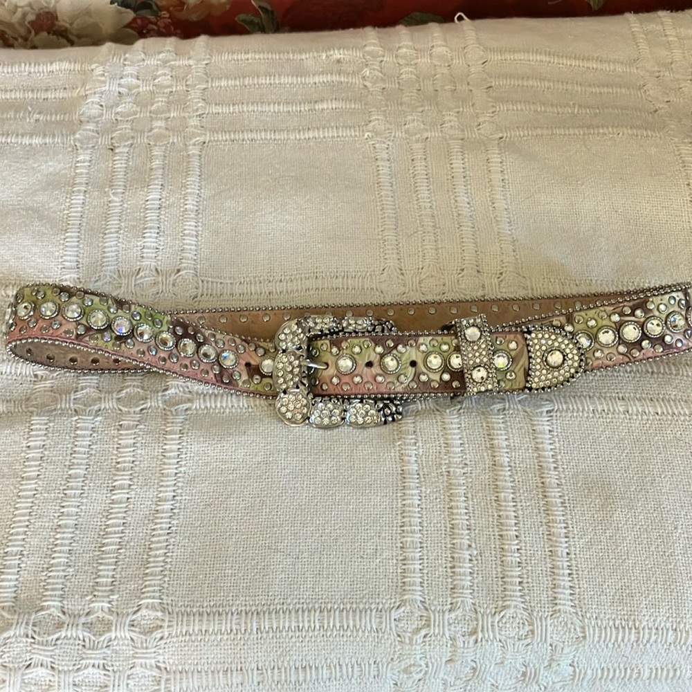 Bling belt.